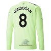 Officiële Voetbalshirt Manchester City Gundogan 8 Derde 2022-23 Lange Mouw - Heren